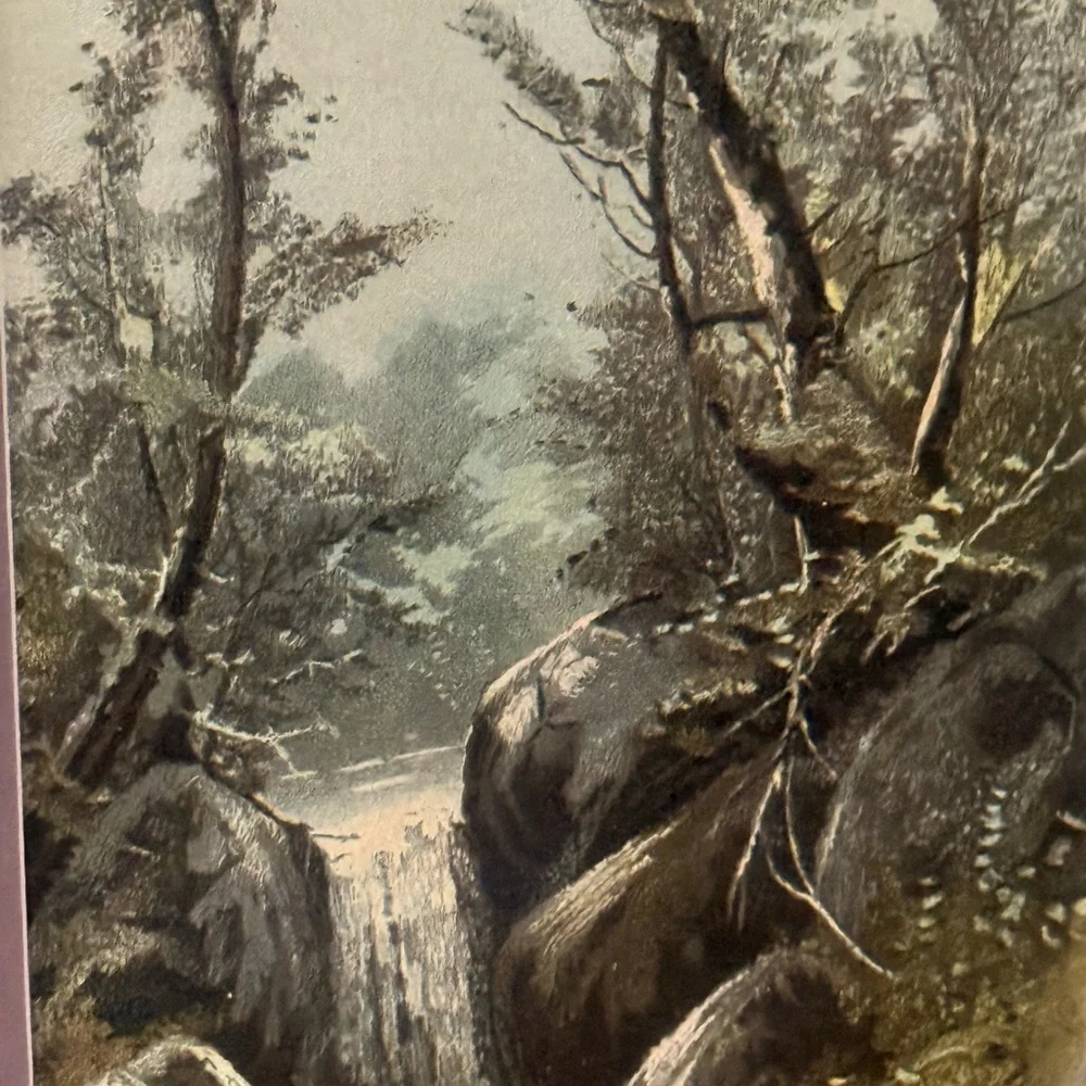For my Winter Girlies:  vintage Landscape Framed Wall Art (frames are insane)
